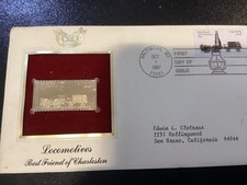 首日发行美国Gold 22 分面值邮票封面| eBay
