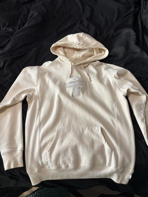 パーカー Cross Box Logo Hooded Sweatshirt natural Supreme Cross Box Logo Hooded Sweatshirt 'Natural' Size Large | eBay
