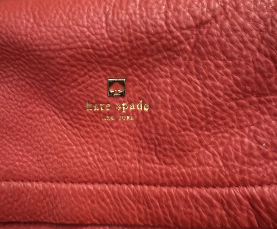 Bolso Bandolera Kate Spade NY Starla Grant Park Cartera Rojo Geranio Usado en Excelente Condición Foto 2 de 4