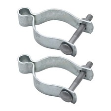 Aiwaiufu 2 Pcs Chain Link Fence Gate Post Hinge for Outside Diameter 2-3/8"