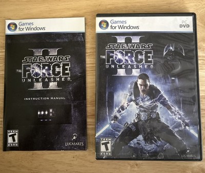 Star Wars: The Force Unleashed II (PC, 2010) w/ Manual