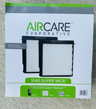 AIRCARE 1040 Super Wick Evaporative Humidifier – 2 Pack w/ Trappax Filter