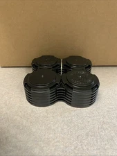 PakTech Black Can Ring Carrier 4pk, Quantity 6, New, Fits 12oz-16oz Cans