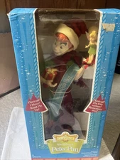 WALT DISNEY PETER PAN WITH TINKER BELL ANIMATED MUSICAL DISPLAY FIGURE (NEW)