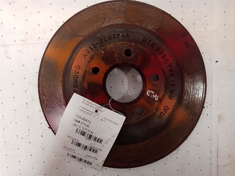 Rear Disc Brake Rotor from 2016 Ford Explorer 10508844