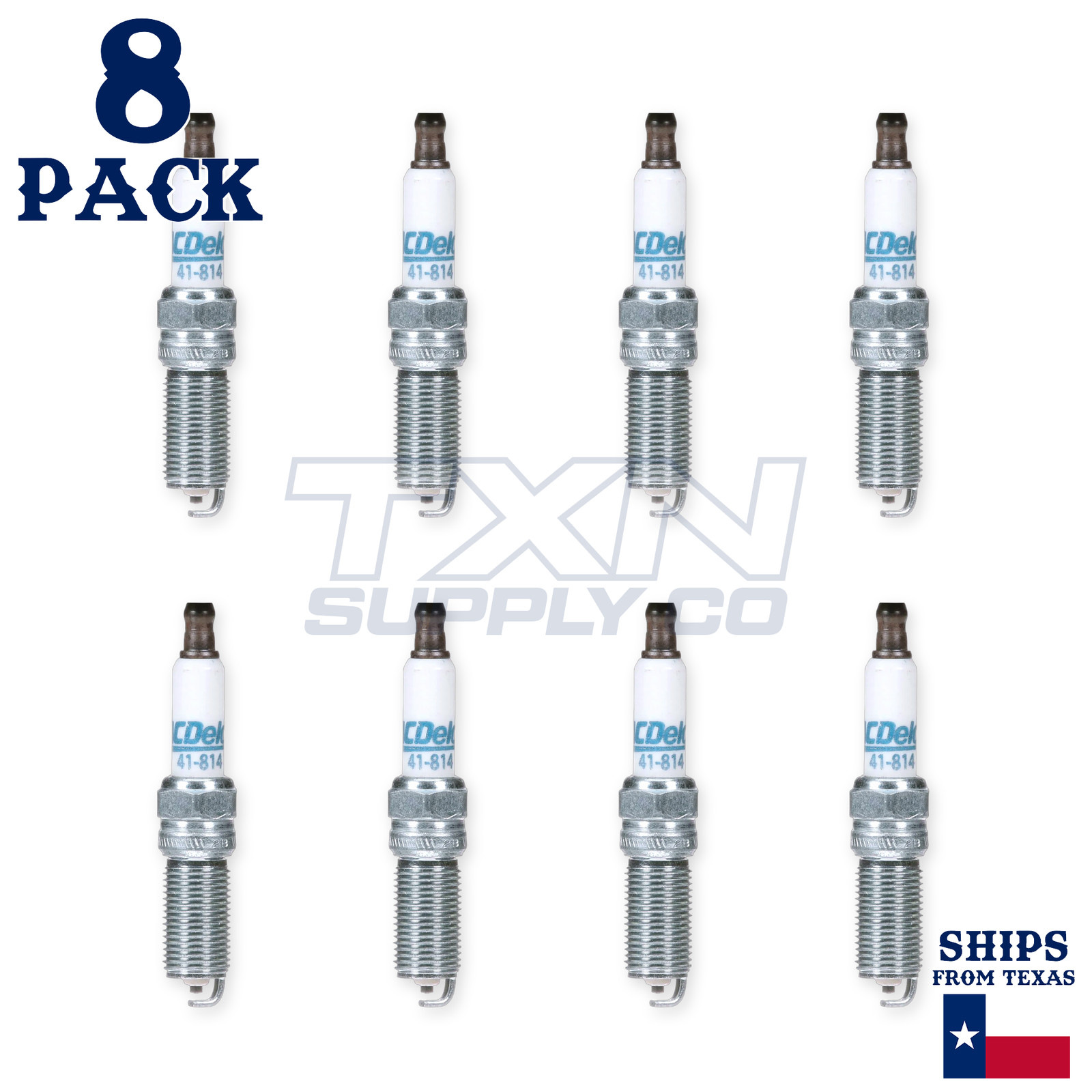 2014 Chevrolet Corvette 6.2L ACDelco Double Platinum Spark Plugs - 8 Pack