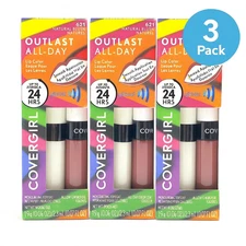 Covergirl Outlast All-Day Lip Color 621 Natural Blush 0.07 fl oz 3 Pack New