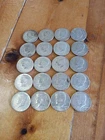 Roll Of 20 Circulated Kennedy Half Dollars 40% Silver 1967-1969