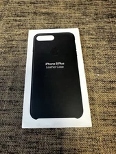 Apple iPhone 8 Plus / 7 Plus Leather Case - Black