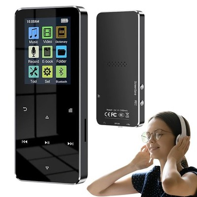 MP3 Player Support 128GB Bluetooth Lossless Music FM Radio Recorder Sport US