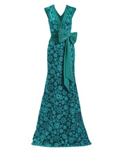 Tadashi Shoji Women's Embroidery Detailed Evening Gown, Style CFX24579L, Size 12