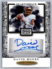 David Moore 2021 SAGE Premier Draft Autographs Black #A199