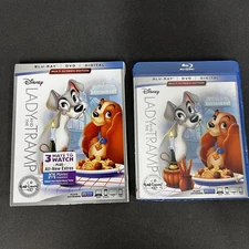 NEW Lady and the Tramp Disney Signature Collection 2-Disc Blu-Ray DVD Digital