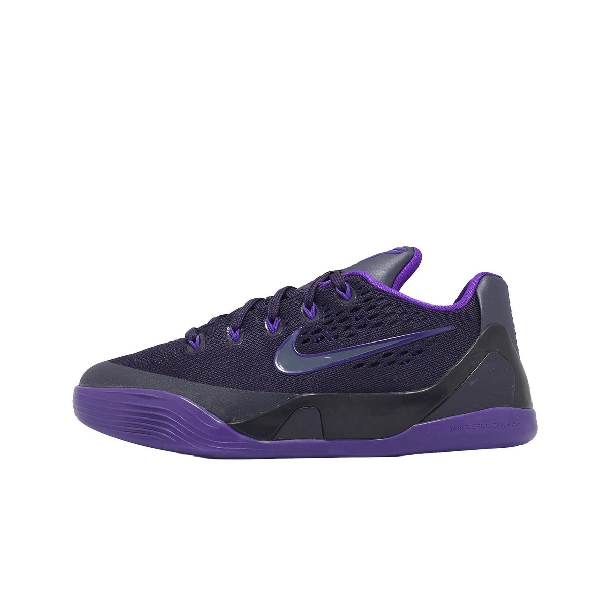 KOBE バスケットボールシューズ 黒/紫 Nike Kobe IX 9 Low EM GS Purple Dynasty Kids Youth Basketball