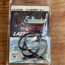 Eagel Claw Lazer Sharp L113MGG-7/0 PAck of 4 7/0 Fish hooks Weld Eye Tuna
