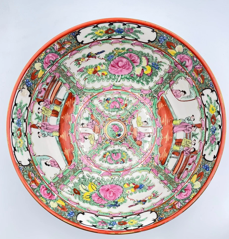 Ponche medallón rosa exportación japonesa Foto 3 de 4