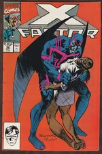 X-Factor #58 Marvel Comics 1990 Direct Edition F+ Sleeve & Board