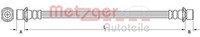 Bremsschlauch Metzger Autoteile 4111503 FüR Auris Toyota Dual Vvti NRE150_