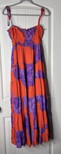 Hutch Women’s Summer Maxi 100% Rayon Dress Size Small