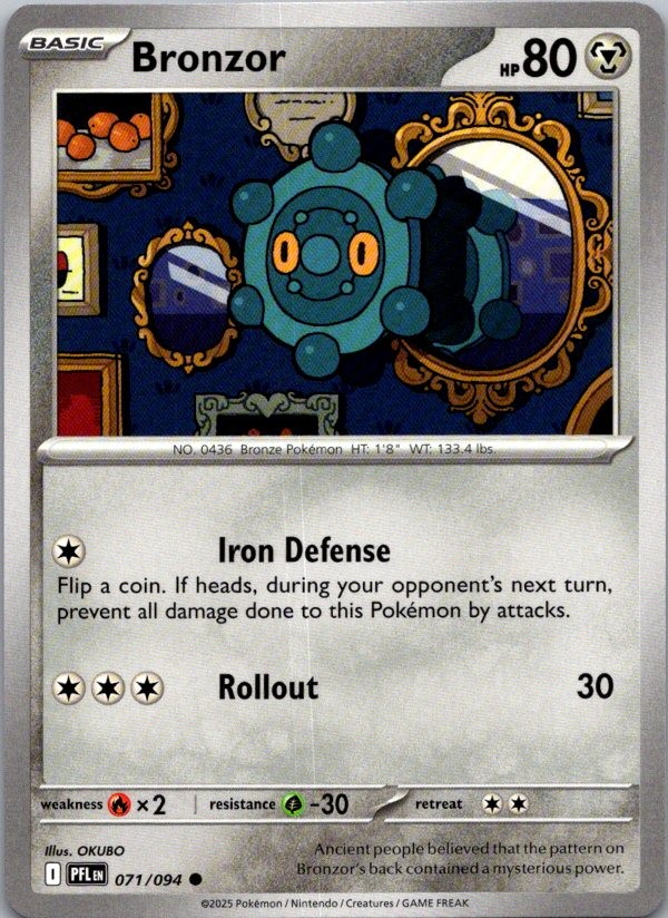BRONZOR 071/094 PHANTASMAL FLAMES POKEMON