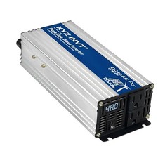 W Pure Sine Wave Inverter DCV to AC 110V 120V, 2400W Peak Power 1200 36
