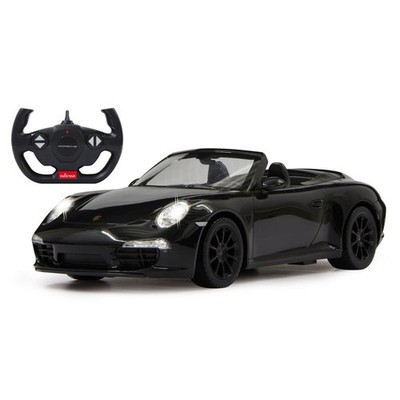 Jamara Porsche 911 Carrera S 1:12 schwarz 2,4GHz Ferngesteuertes Auto mit Licht