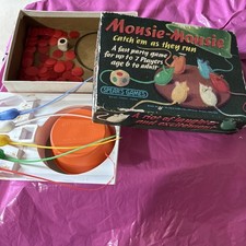 Vintage 1963 Mousie Mousie “Catch 'em as they Run” Spear's Games - Spares