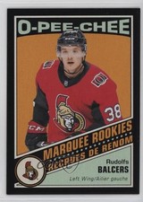 2019-20 O-Pee-Chee Marquee Rookies Retro Black 77/100 Rudolfs Balcers #525 n1u