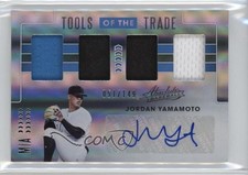 2020 Panini Absolute Spectrum Silver 51/149 Jordan Yamamoto #TOT4-JY Auto qw7