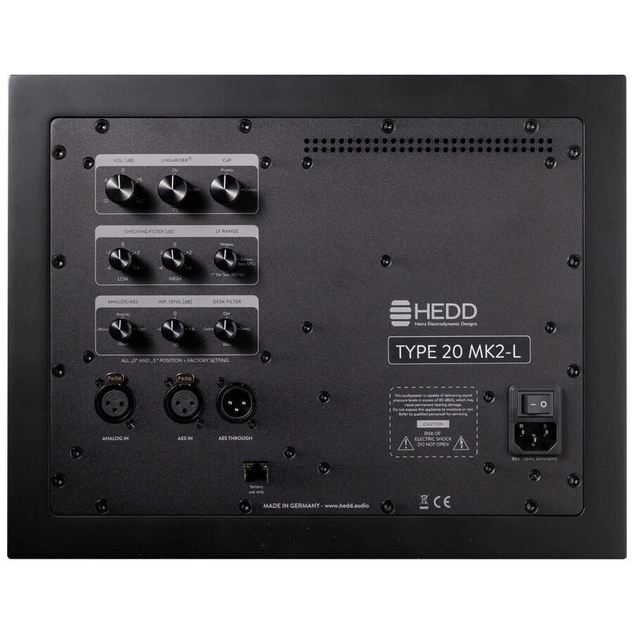 Aktiv-Monitor HEDD Type 20-L MK2 Black Aktiv Monitor Abhörmonitor NEU - Bild 2 von 2