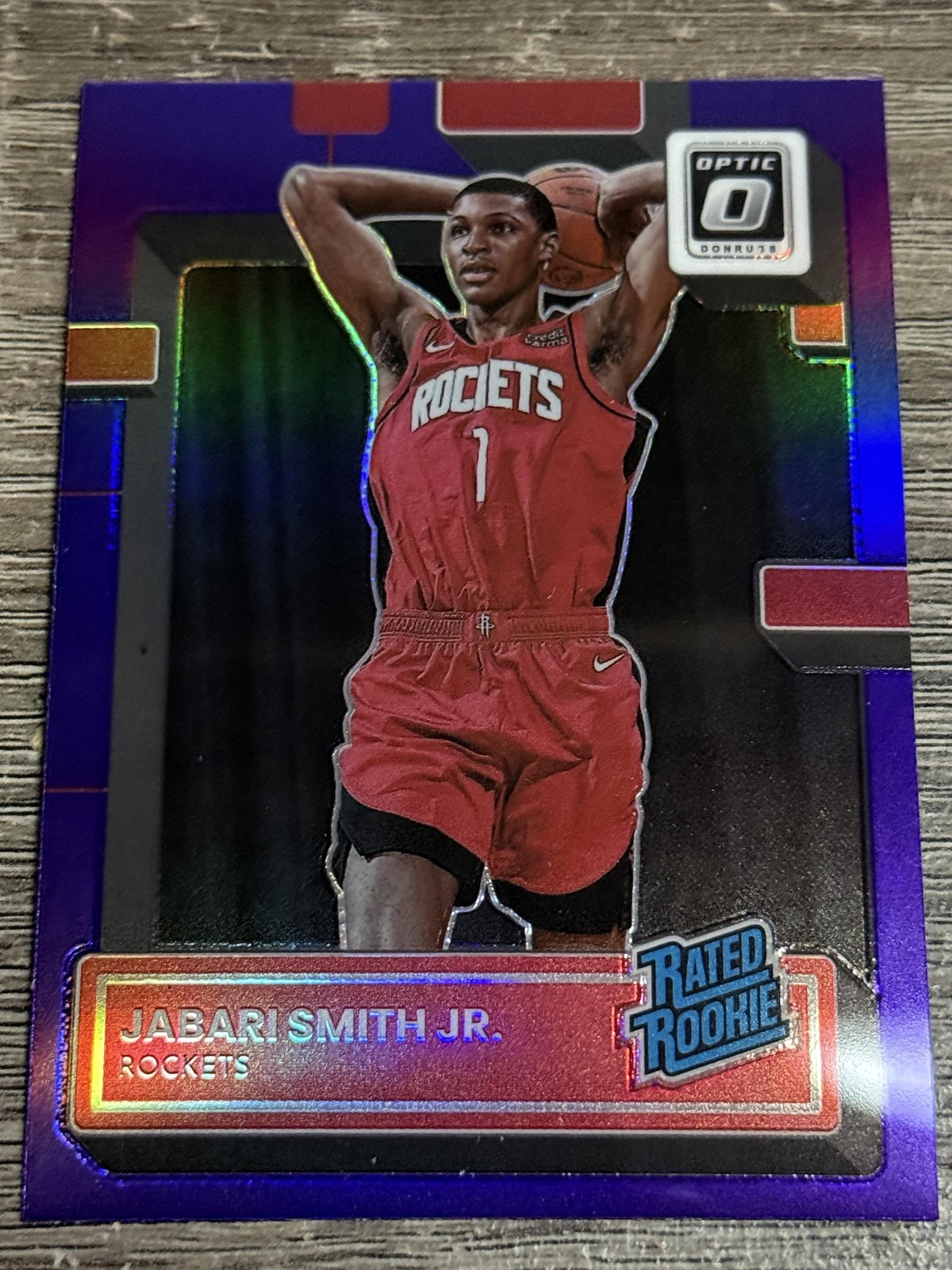 2022-23 Donruss Optic #240 Jabari Smith Jr. Purple