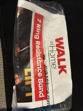 Walk at Home Workout Bands 7 Ring Adjustable Resistance for Blue 