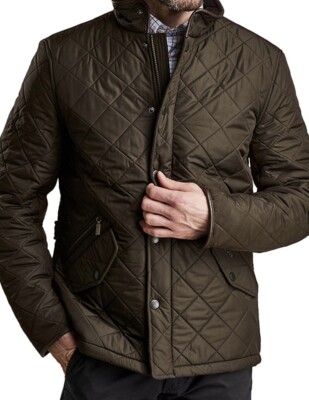 barbour quilted jacket powell