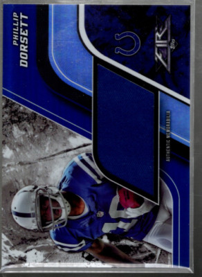 A9991- 2015 Topps Fire Jumbo Relics # Fjrpd Phillip Dorsett Trikot - Nm-Mt