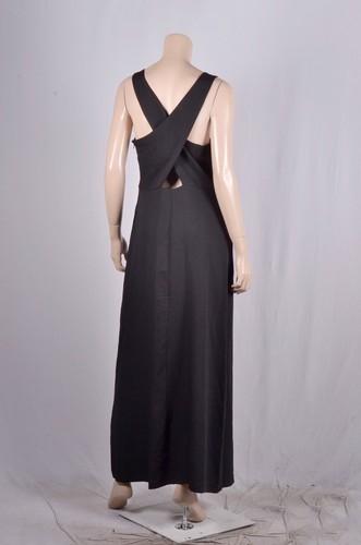 NWOT $350 Donna Karan Paint The Town Criss-Cross Maxi Dress Cocktail 8 - Picture 7 of 7
