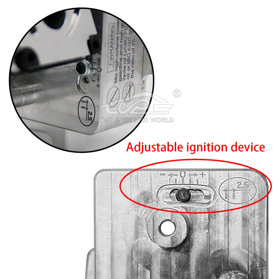 32CC11HP Racing Reed Case Engine With carburettor For 1/5 HPI Baja 5B 5T LOSI FG - Image 4 of 4