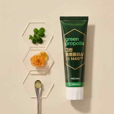 Brand New, Unopened, Median Green Propolis Toothpaste 메디안 그린 프러폴리스 치약 (1x 100g)