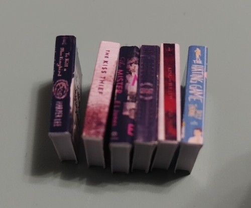 Miniatur Puppenhaus verschiedene Bücher X 6 - Bild 4 von 4