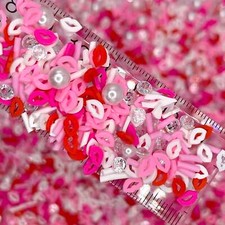 FAKE Lip Pearl Polymer Clay Sprinkle Mix NOT EDIBLE D9-21