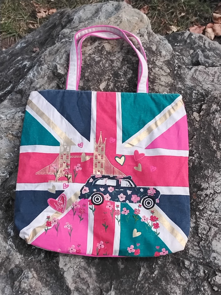 womens Accessorize London Large British Flag beach bag UK