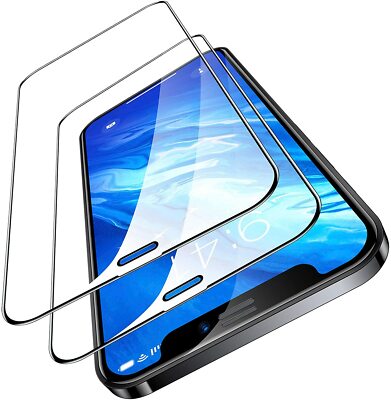 2X 6D Schutzglas Glasfolie für iPhone 12/12 Pro Display Hartglas Full Screen