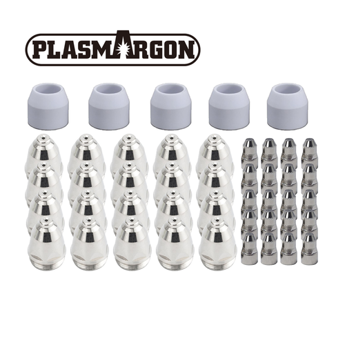 P80 Plasma Cutter Torch Consumables Electrode Tip Shield Cup for SIP HG400 LGK80