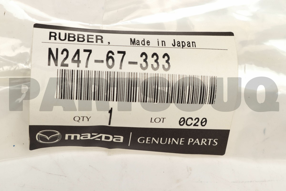 N24767333 Genuine Mazda RUBBER,BLADE-FRONT N247-67-333 | eBay 