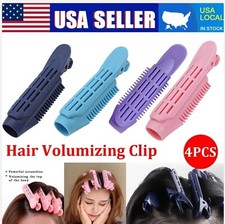 2/4Pcs Natural Fluffy Hair Root Clips Volumizing Curler Roller Styling Wave Tool