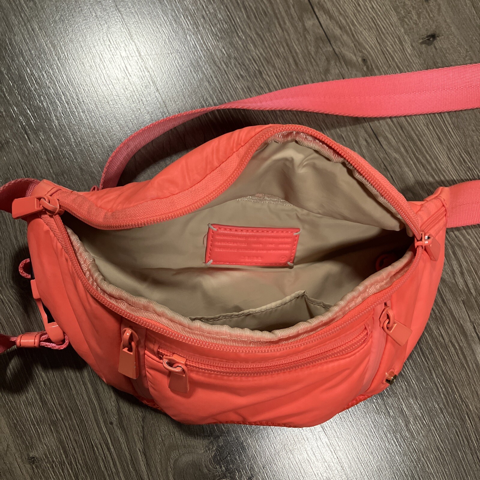 Caraa Sling Bag Crossbody Big Puffer Adjustable Waist… Gem