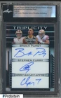 2024 LEAF PRISMATIC BROCK PURDY CURRY CHRISTIAN MCCAFFREY AUTO 1/1 SEALED