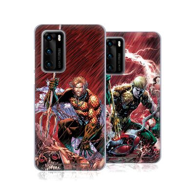 OFFICIAL AQUAMAN DC COMICS COMIC BOOK ART SOFT GEL CASE FOR HUAWEI PHONES 4