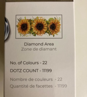 NEW Diamond Dotz Diamond Art Kit (Sunflower Landscape) special