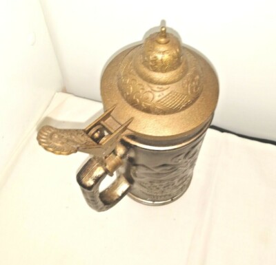 Vintage German Inlead Beer Stein