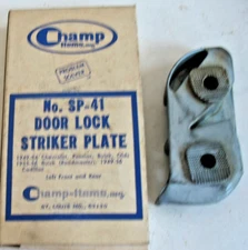 New Champ Items Problem Solver Door Lock Striker Plate No. SP - 41